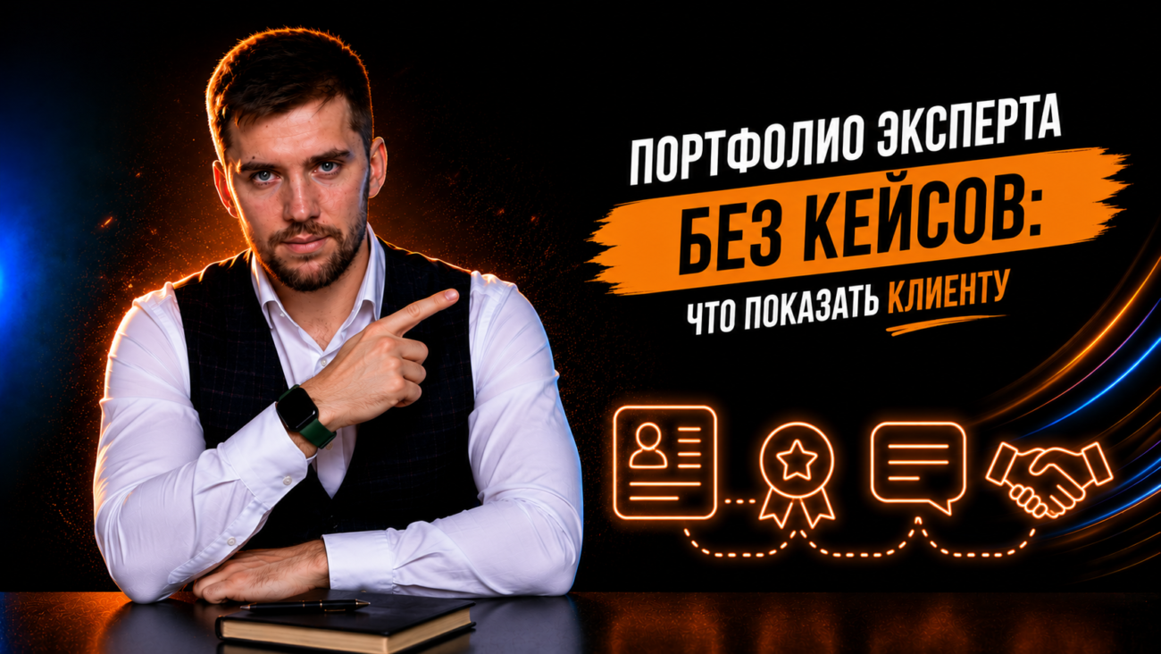 Портфолио эксперта без кейсов